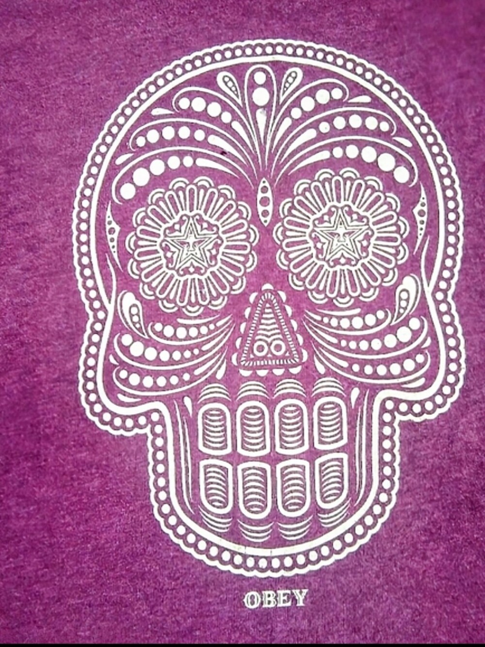 OBEY Wine Skull Tank Top - Picture 2 of 5